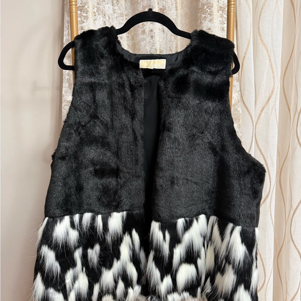 Michael Kors Black and White Vest